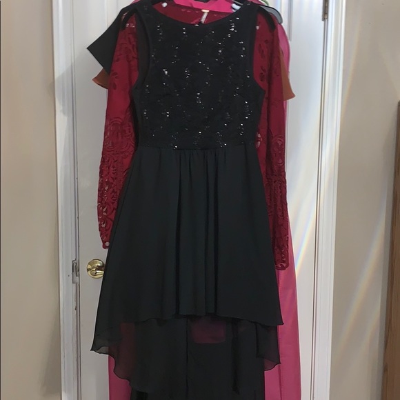 sequin high low dress - Picture 2 of 5